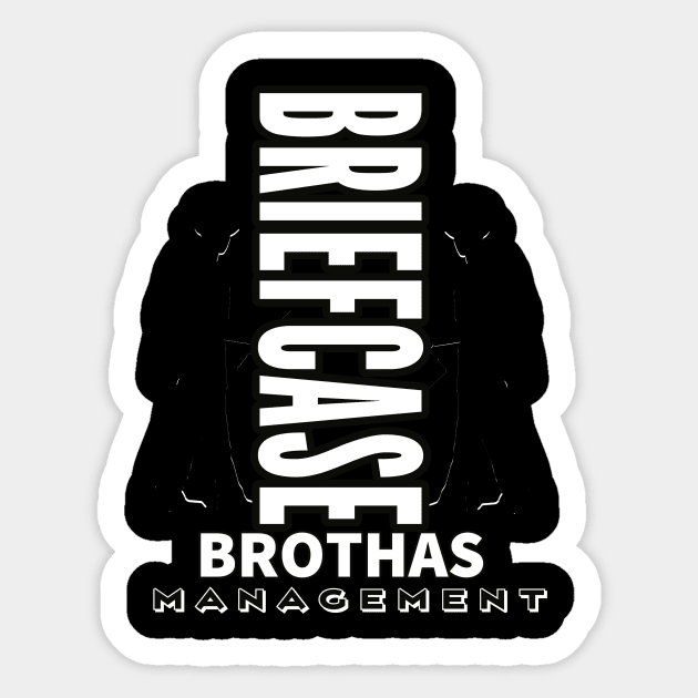 BCB LOGO BRAND TEE Sticker by Briefcase Brothas Management